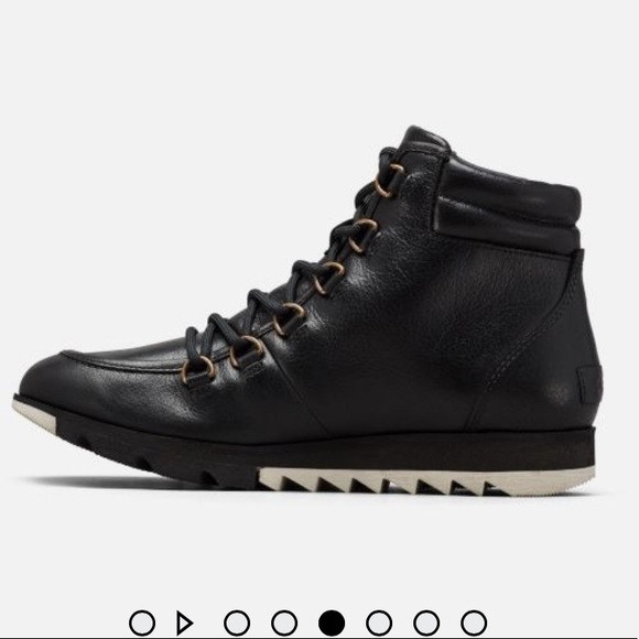 SOREL Harlow Lace Bootie in Black - Picture 6 of 10